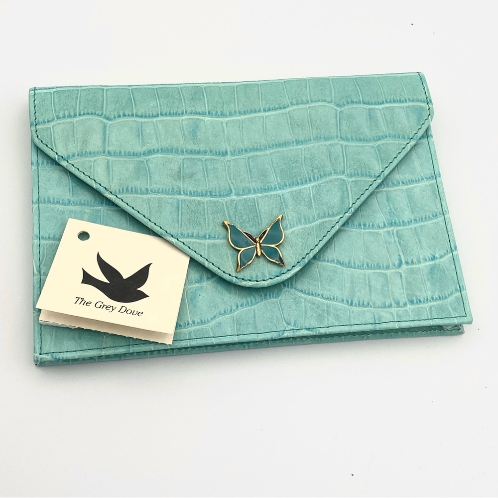 Karen Callan Designs Italian calfskin Envelope Clutch